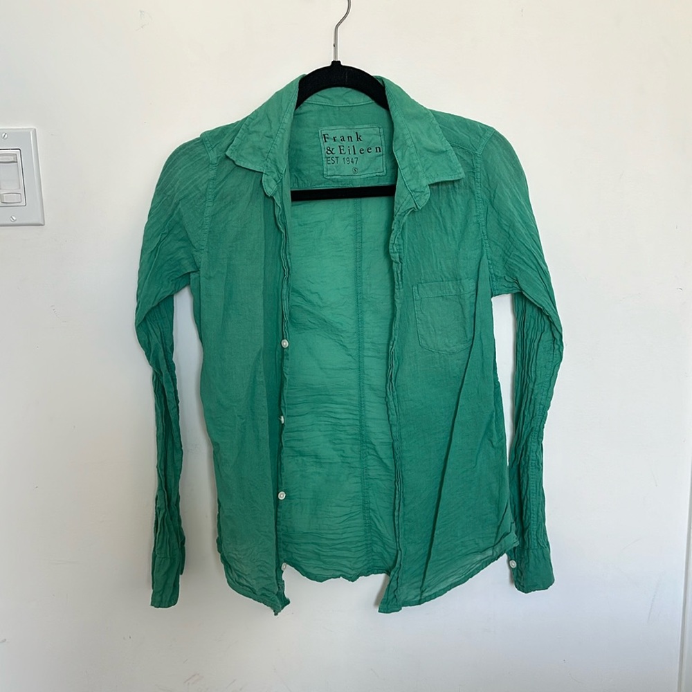 Frank & Eileen linen button down small